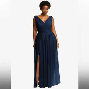 Dessy Collection- MAXI DRESS WITH FRONT SLIT